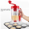 Handheld Manual Pancake Batter Mixer Dispenser
