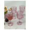 Paisley Plastic Wine Glasses Set