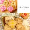 2 Sets Fu Character/Shuang Xi Lantern Shape Cookie Cutters Mold