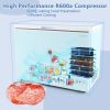 Deep Freezer with 7-Level Adjustable Temperature