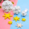 2 Sets Snowflake Shape Cookie Cutters