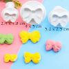 2 Sets Bowknot Shape Fondant Plunger Cutter Set