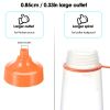 3pcs; Condiment Squeeze Bottles