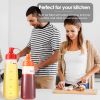 3pcs; Condiment Squeeze Bottles