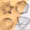 12 Pcs Stainless Steel Cookie Cutters