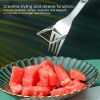 1pc 2 In 1 Watermelon Slicer With Stainless Steel Cutter.