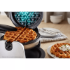 Nonstick Flip Waffle Maker - Silver