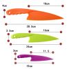 Set of 3 Plastic Kitchen Knife for Kids