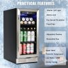 Premium 15-inch Mini Beverage Refrigerator / Wine Cooler