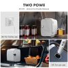 Mini Fridge, Portable Small Refrigerator 4L/6 Can Cooler & Warmer