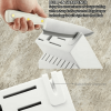 McCook White Kitchen Knife Sets with Built-in Sharpener