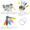 16 Pcs Stainless Steel Measuring Cups and Spoons Set