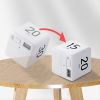 1pc Cube Timer; Gravity Flip Kitchen Timer