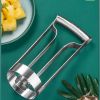1pc Stainless Steel Pineapple Corer Peeler