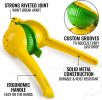 2-In-1 Metal Lemon Lime Squeezer - Hand Juicer