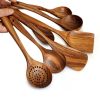 Natural Wood Tableware Spoon Ladle Set