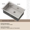 30 x 19 Inch Stainless Steel Workstation Undermount Kitchen Sink