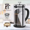 TBGENIUS Cafetiere 2-4 Cups, French Press 600ml Coffee Maker