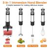 1000W 5 In 1 Stainless Steel, Immersion Hand Blender