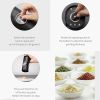 2pcs Electric Salt And Pepper Grinder Set.