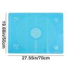 1 Sheet; Silicone Pastry Mat; Non Stick Baking Mat
