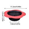 2pcs Flower Shaped Sink Strainer