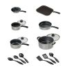 Aluminum Nonstick 15 Piece Cookware Set