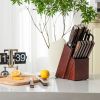 Stainless Steel Necessities Kitchen Knife Block Set.