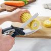 1pc 2-in-1 Smart Kitchen Knife and Vegetable Cutter