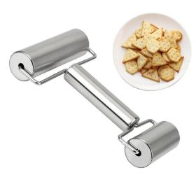 1pc, Baker Roller (Color: Silver-doublehead)