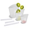 3Pcs Silicone Reusable Storage Food Container Set