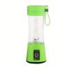 1pc Portable 6 Blades In 3D Rechargeable Juice Blender