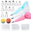 6-24 Pcs Set Pastry Bag For Decorating Bakery Confectionery Equipment