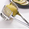 1pc Stainless Steel Tomato and Lemon Slicer