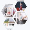 Glass Water Tumbler With Straw And Silicone Bamboo Lids