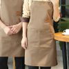 1pc Apron; Waterproof And Oil-proof Universal Apron With Pockets
