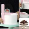 Cake Polisher Smoother Scraper, Cake Edge Smoother