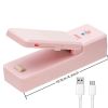 1pc 2 In 1 USB Chargeable Mini Bag Heat Sealers With Cutter