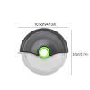 1pc Stainless Steel Round Wheel Cutter With Lid For Cake