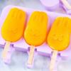 1pc Silicone Ice Cream Mold + Lid + 50pcs Ice Cream Sticks