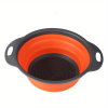 1pc Silicone Folding Drain Basket